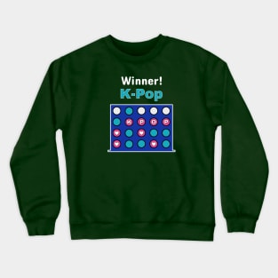 K-Pop is a Winner! special game design Crewneck Sweatshirt